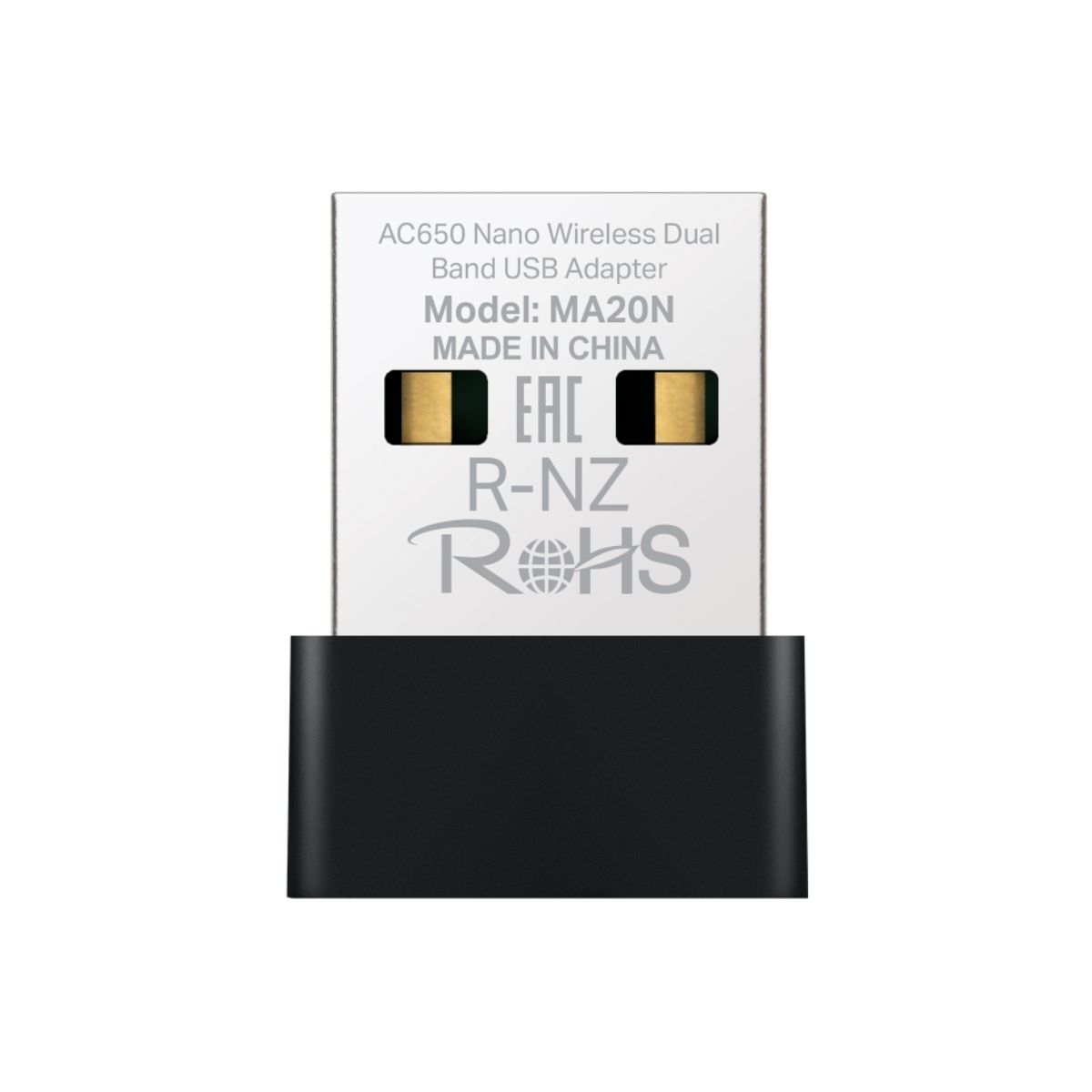 USB Adaptador Wi-Fi Mercusys MA20N AC650 - Nano - Dual Band 2.4GHz e 5GHz - 433Mbps