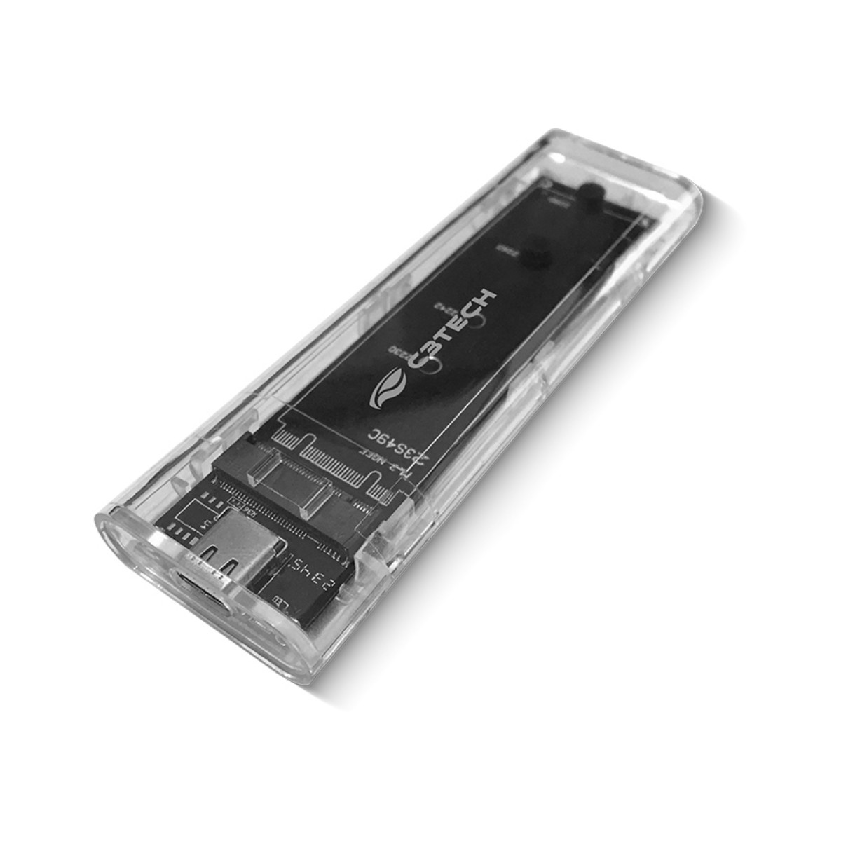 Case para SSD M.2 SATA - USB-C - C3Tech CH-M100