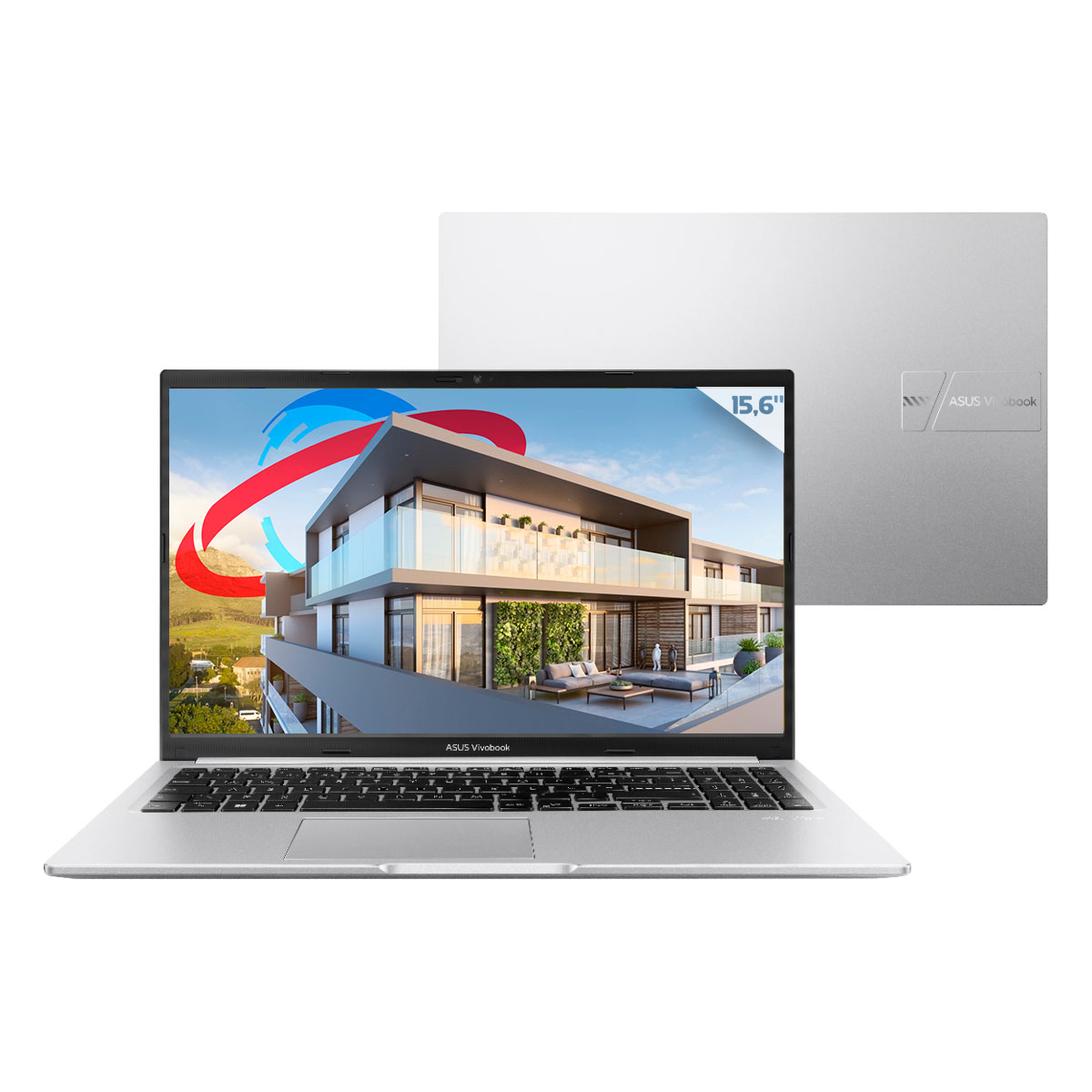 Notebook Asus Vivobook 15 M1502YA-NJ613 - Ryzen 7 5825U, RAM 16GB, 1TB SSD, Tela 15.6