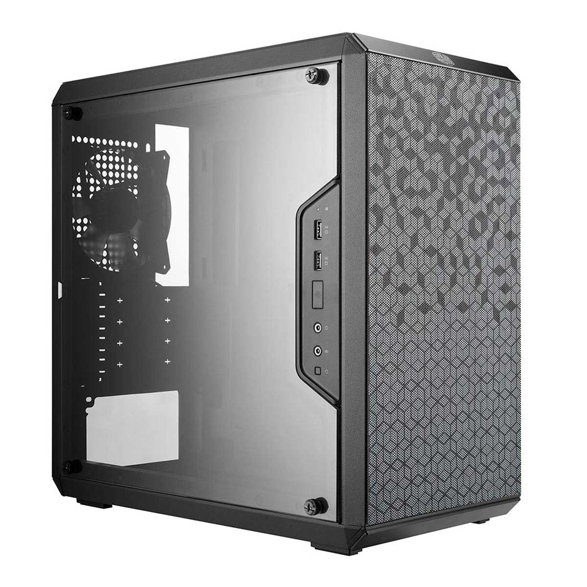 Gabinete Cooler Master Masterbox Q300L - Vidro Temperado - Painel Modular - Micro ATX - Preto - MCB-Q300L-KANN-S01