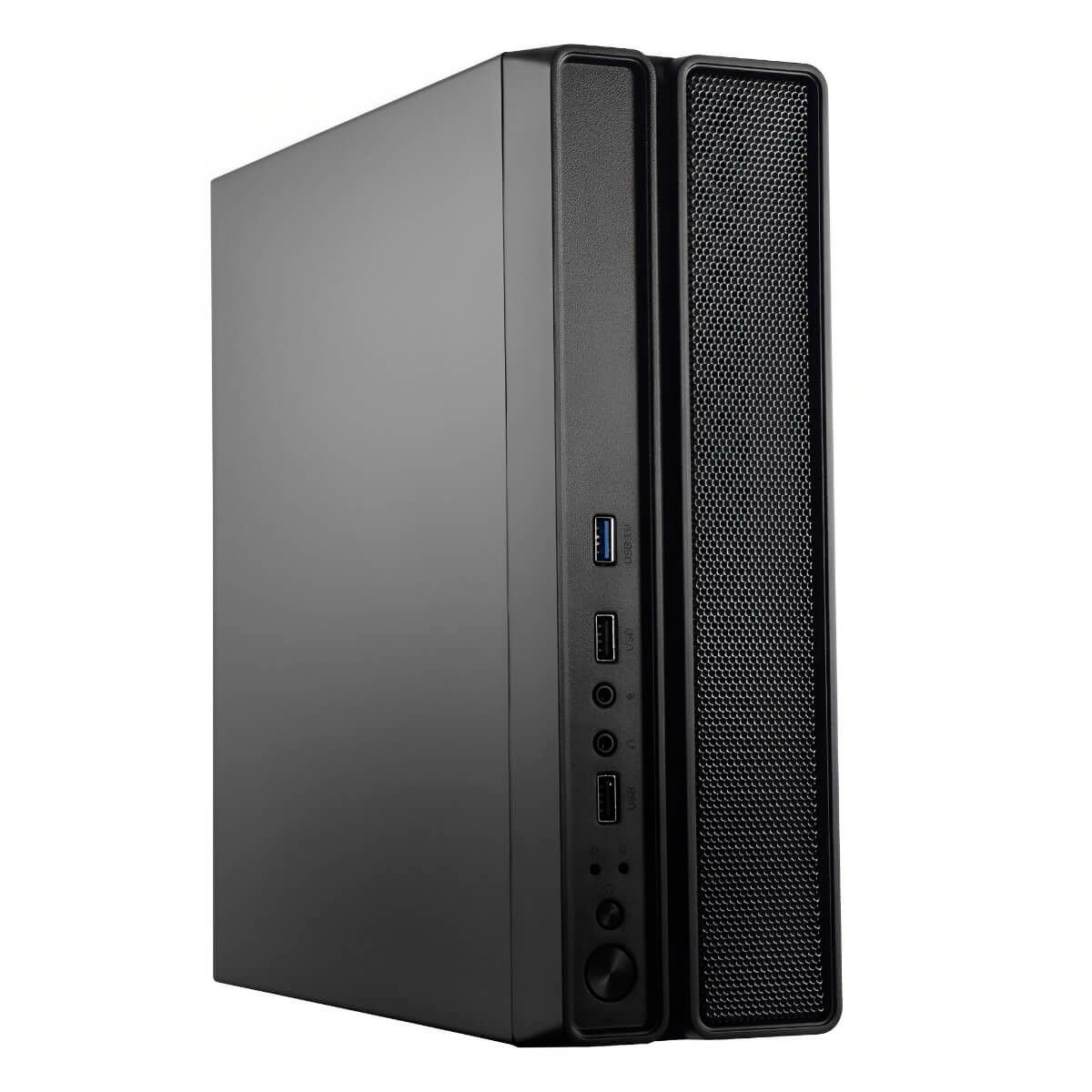 Gabinete Slim Bluecase BG-2002 - Micro-ATX - com Fonte 200W - Preto