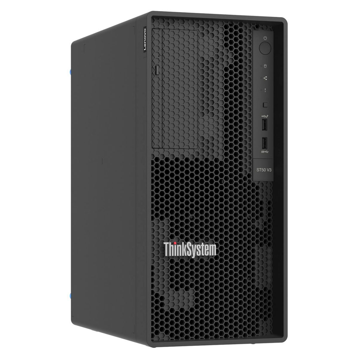 Servidor Lenovo ThinkSystem ST50 V3 - Intel Xeon E-2414, RAM 32GB NON-ECC, HD 2TB, RAID - 7DF4A00UBR