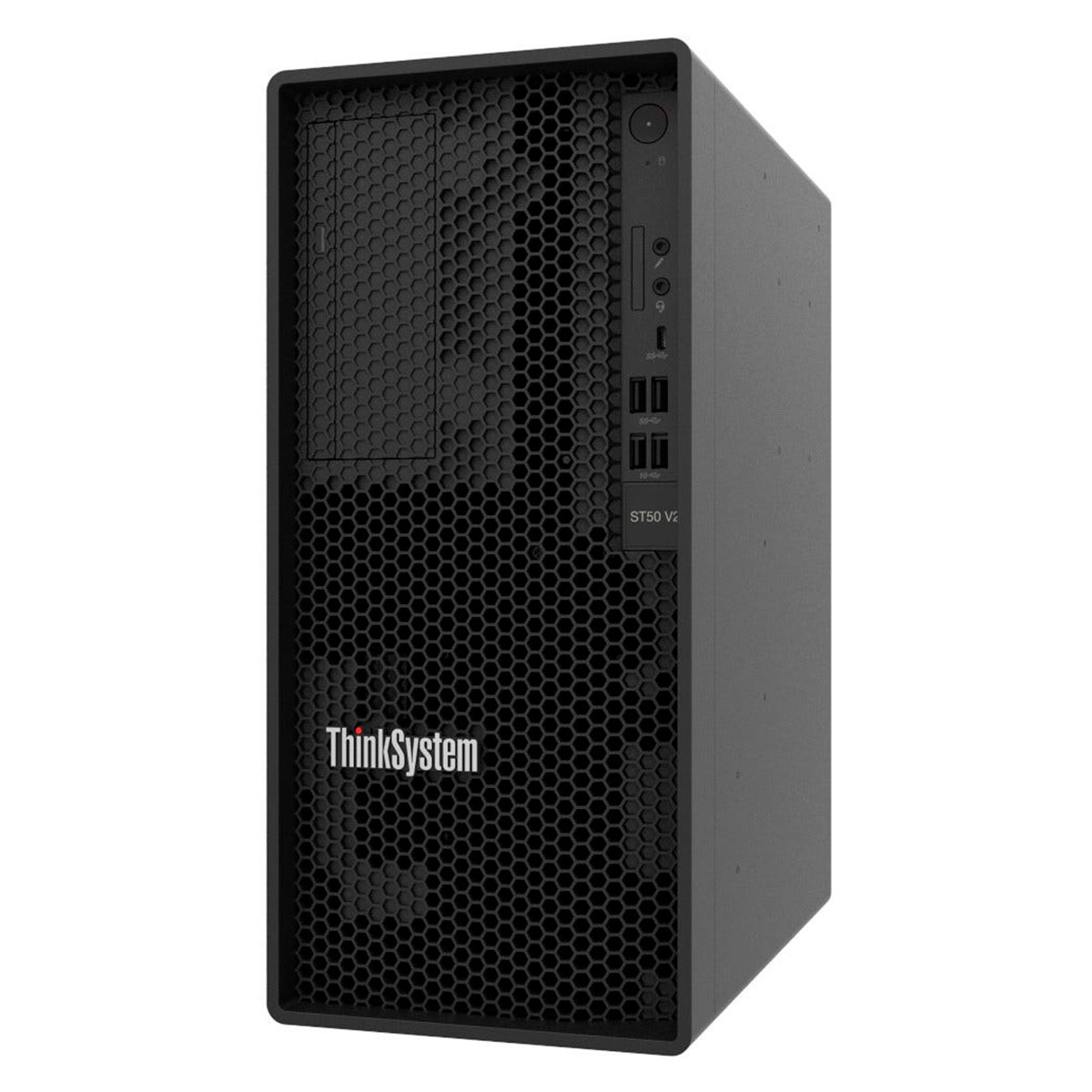 Servidor Lenovo ThinkSystem ST50 V2 - Intel Xeon E-2324G, RAM 32GB ECC, HD 2TB - 7D8JS0SG00