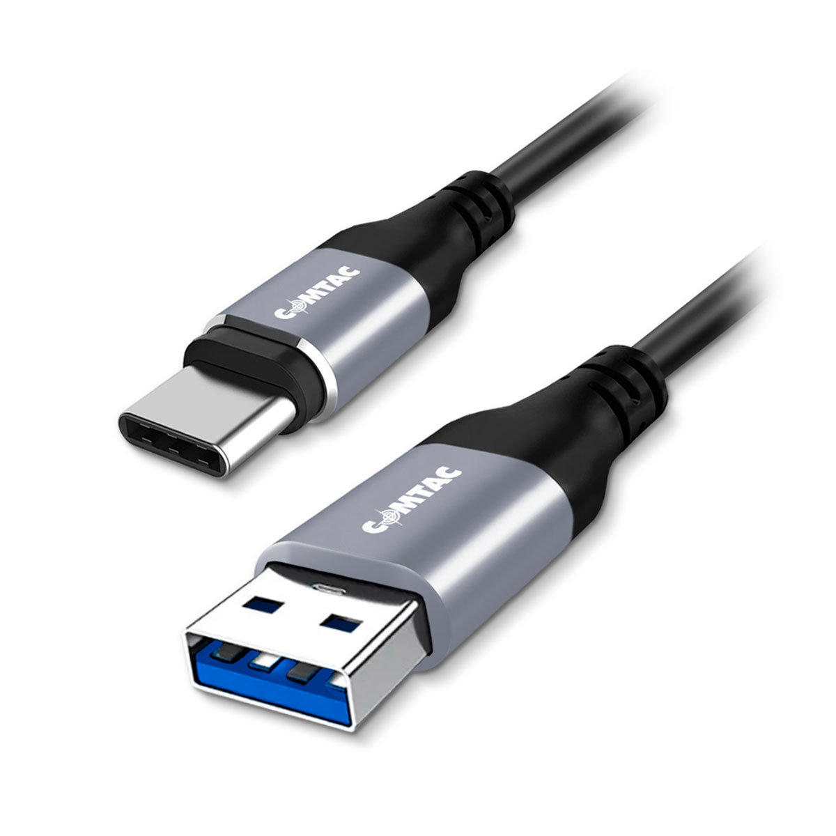 Cabo USB-C para USB - 1 Metro - USB 3.2 - Preto - Comtac 20129480