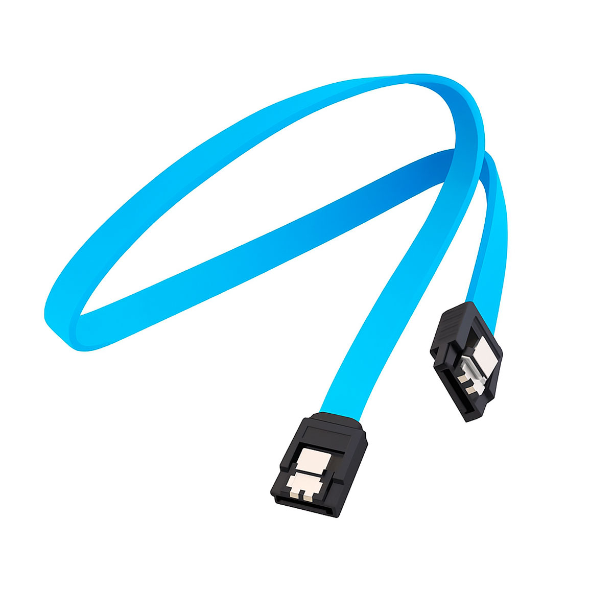 Cabo SATA 3 - 6 Gb/s - 40cm - Azul