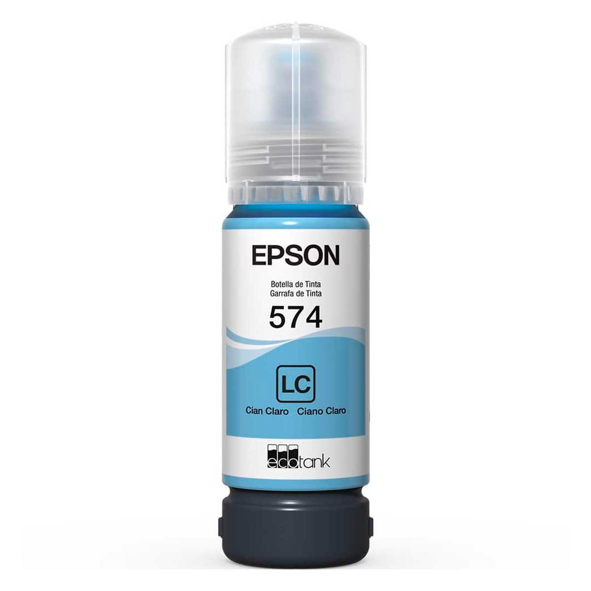 Refil de Tinta Epson T574520 - 70ml - Ciano Claro - Para Multifuncionais Tanque de Tinta Epson L8050 / L18050
