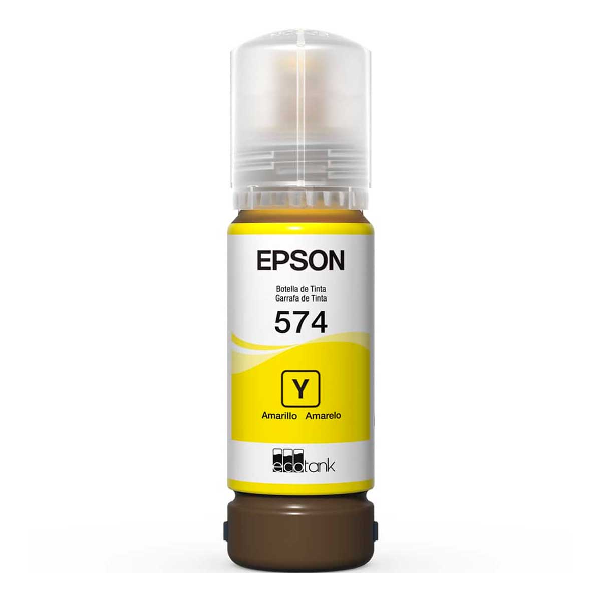 Refil de Tinta Epson T574420 - 70ml - Amarelo - Para Multifuncionais Tanque de Tinta Epson L8050 / L18050