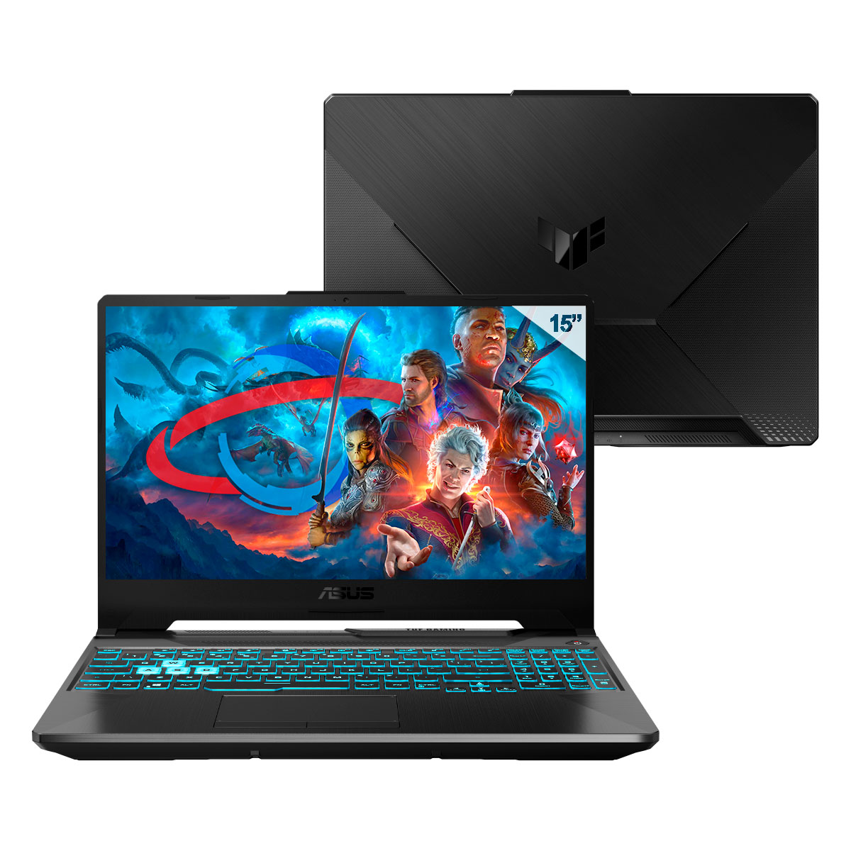 Notebook Asus TUF Gaming FA506NFR-HN069 - AMD Ryzen 7 7435HS, RAM 32GB, SSD 512GB, GeForce RTX 2050, Tela 15