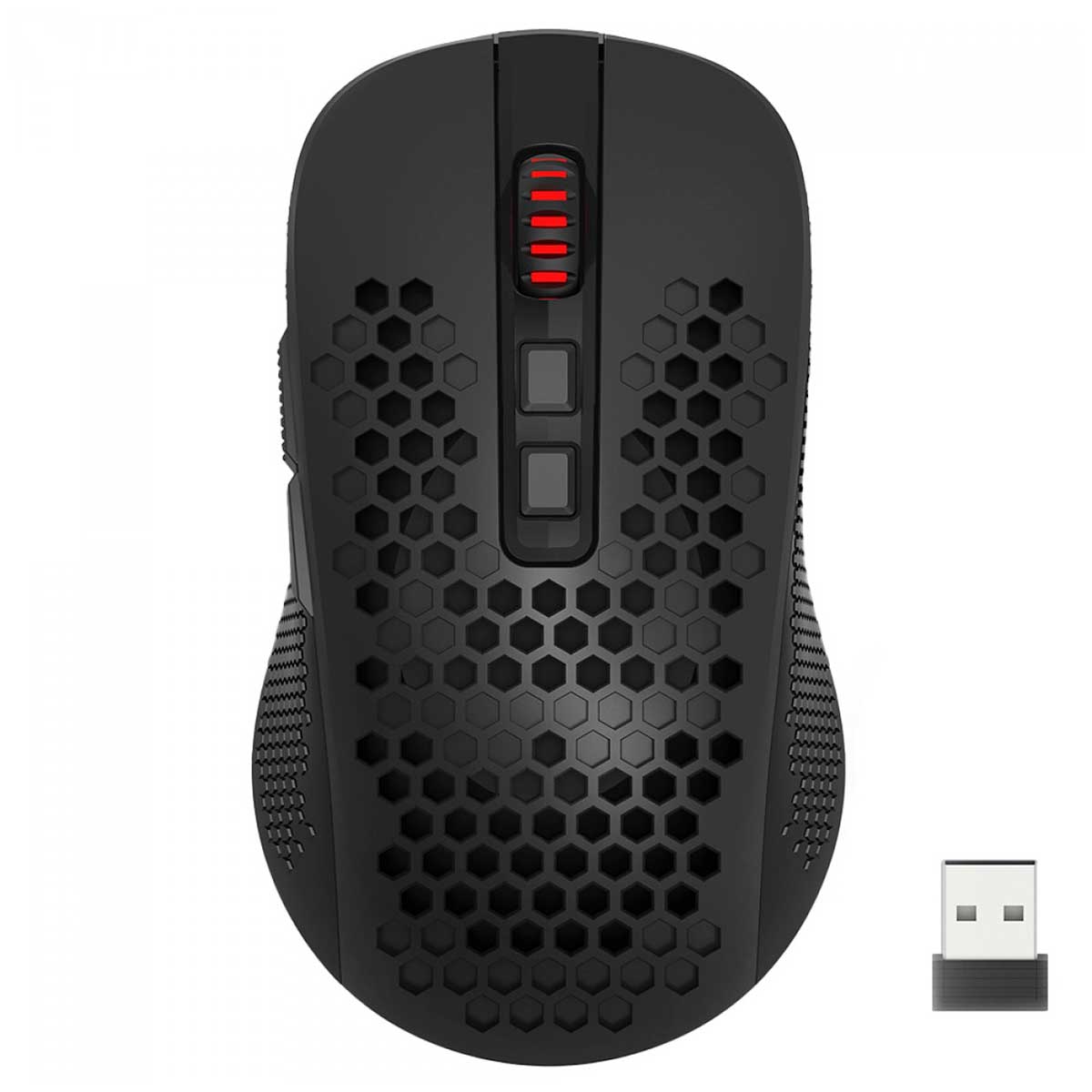 Mouse Gamer Sem Fio Redragon Hana - 2.4GHz - 7200dpi - Sensor PAW 3104 - Iluminação RGB - Preto - M694-RGB