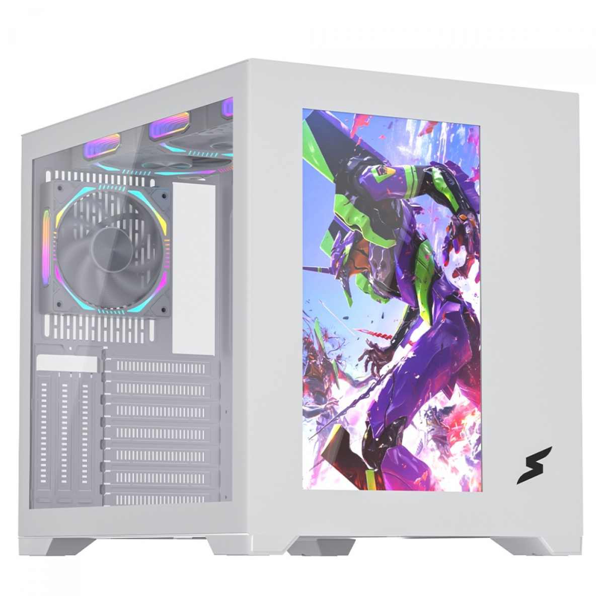 Gabinete Gamer SuperFrame Box Magic - Display LCD 13.3