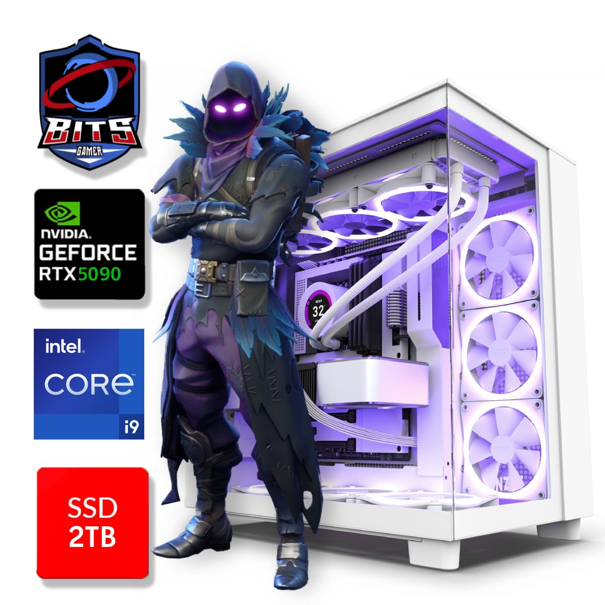 PC Gamer AlphaBit Yeti - Intel i9 14900K, 64GB, SSD 2TB NVMe, GeForce RTX 5090 32GB, Windows 11 Professional