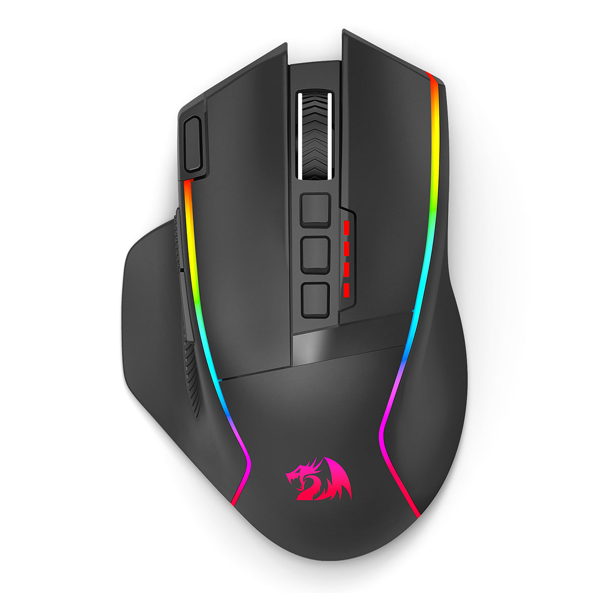Mouse Gamer sem Fio Redragon Swain - 16000dpi - Sensor PMW3335 - RGB - USB e 2.4GHz - Preto - M915RGB-WL