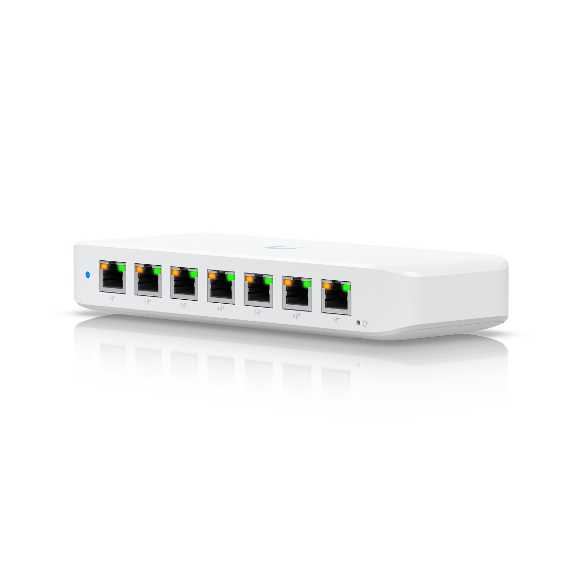 Switch 7 Portas Ubiquiti Ultra 60W USW-ULTRA-60W - 7 Portas Gigabit - UniFi - PoE+ GbE