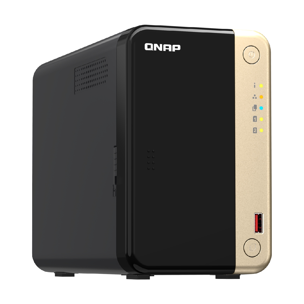 Storage NAS Qnap TS-264-8G - Nuvem Pessoal Privada - 2 x 2.5 GbE - 2 Slots M.2 Nvme - 2 Baias SATA