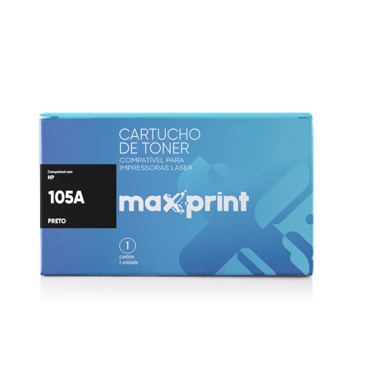 Toner compatível HP W1105A Preto - Maxprint 56000075 - Para MFP 135A / 135W / 137FNW / HP LASER 107A / 107W