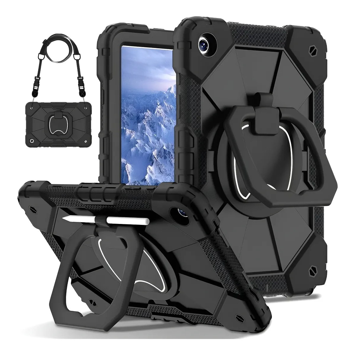 Capa Protetora Robusta para Samsung Galaxy Tab A9 Plus - com Alça e Suporte - Skudo