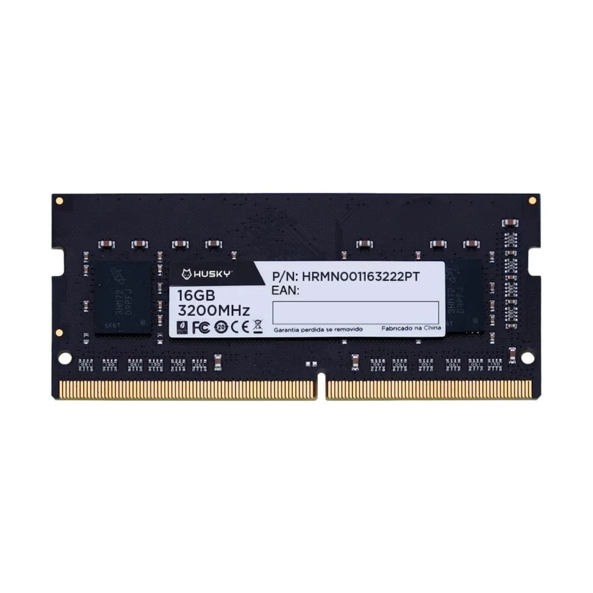 Memória SODIMM 16GB DDR4 3200MHz Husky - para Notebook - CL22 - HRMN001163222PT