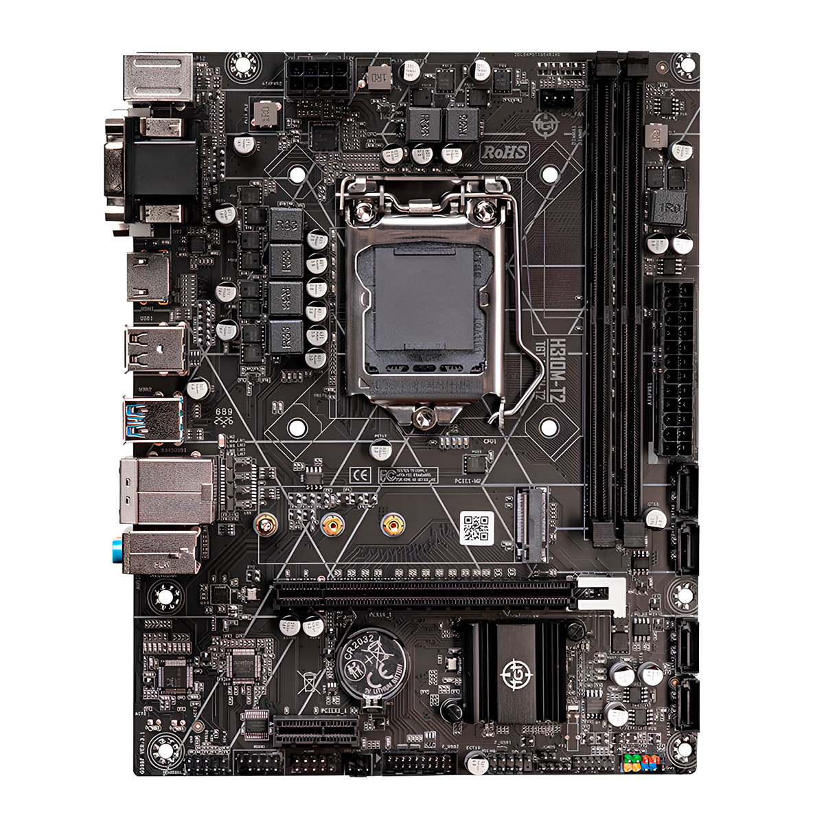 Placa Mãe TGT H310M-T2 (LGA 1151 - DDR4 2666) - Chipset Intel H310 - Slot M.2 - Micro ATX
