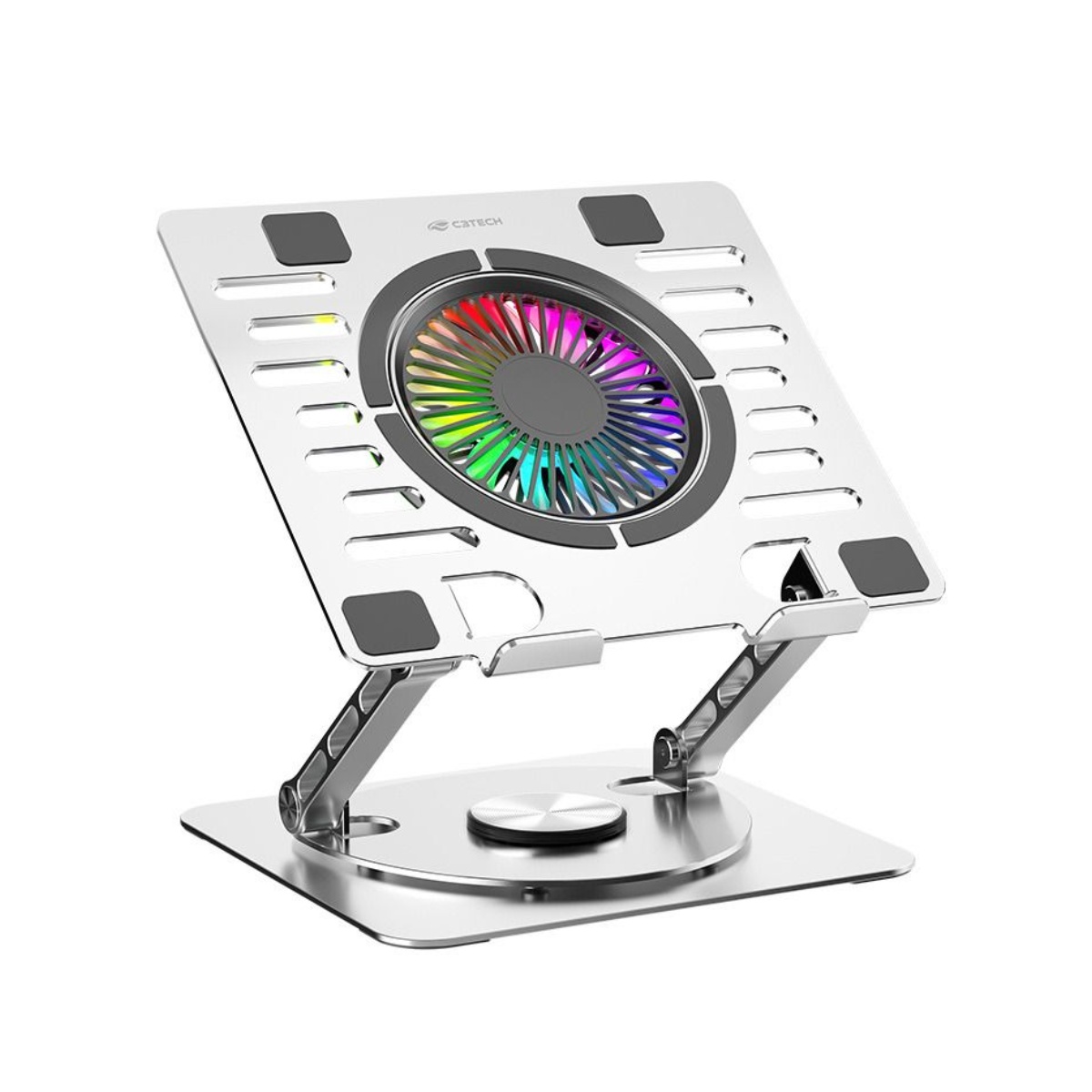 Suporte para Notebook C3Tech NBC-1000 - Iluminação RGB - Ventilador de 115mm - NBC-1000S