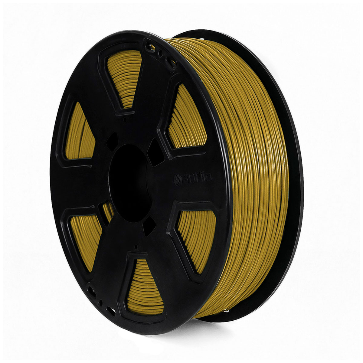 Filamento para Impressora 3D - PLA - Dourado - 1Kg - 1,75mm - 3D Fila PLA471753