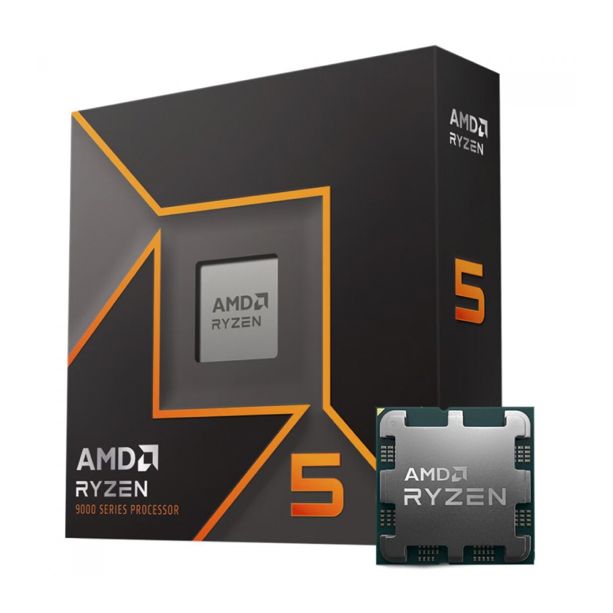 AMD Ryzen 5 9600X - 6 Núcleos - 12 Threads - 3.9GHz (Turbo 5.4 GHz) - Cache 32MB - AM5 - TDP 65W - 100-100001405WOF