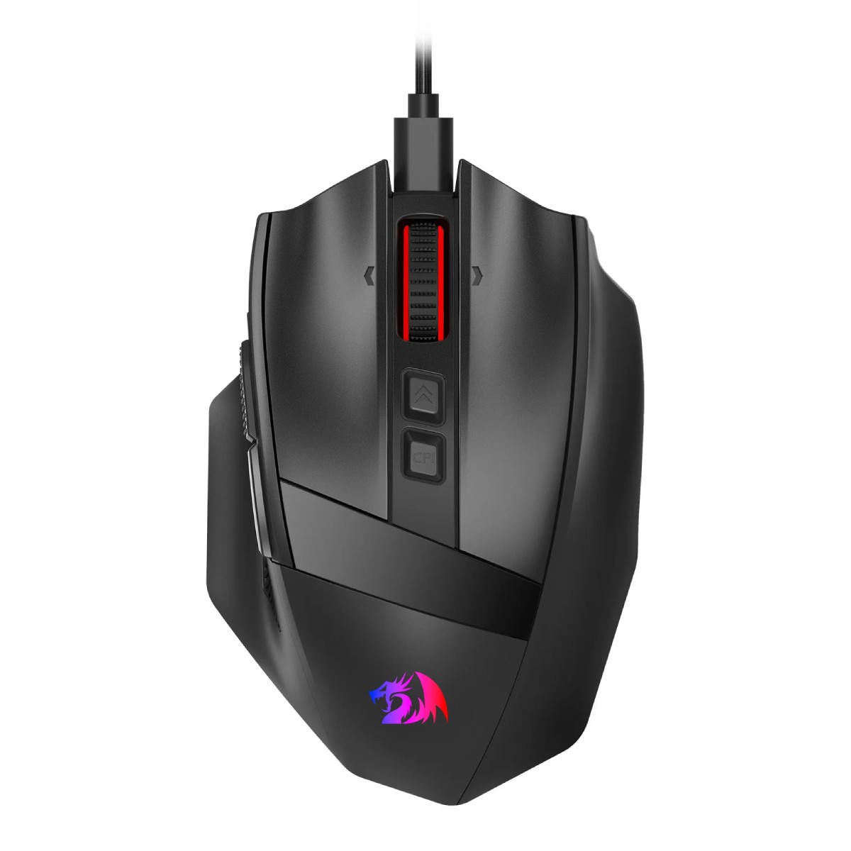 Mouse Gamer Redragon Rind - 16000dpi - RGB - Sensor PAW3333 - Preto - M813-RGB