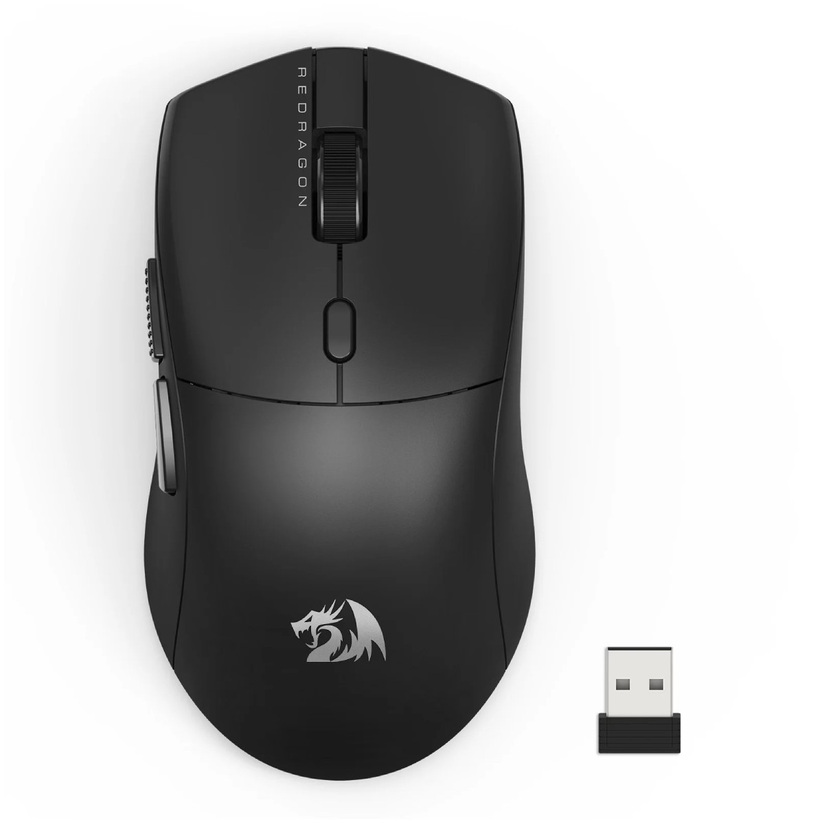 Mouse Gamer Sem Fio Redragon Neva Standard - 12000dpi - Sensor PAW3311 - Bluetooth, 2.4GHz e USB-C - Preto - M815-STD
