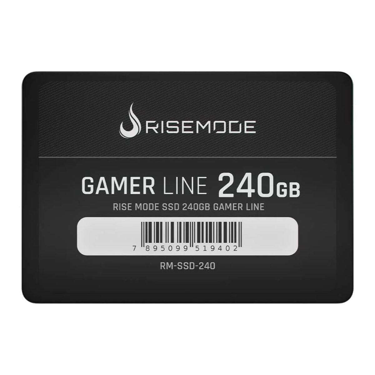 SSD 240GB Rise Mode Gamer Line - SATA - Leitura 530MB/s - Gravação 520MB/s - RM-SSD-240