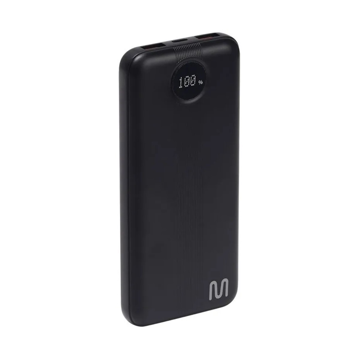 Power Bank Carregador Portátil Universal Multilaser CB175 - 10000 mAh - USB e USB-C - Preto