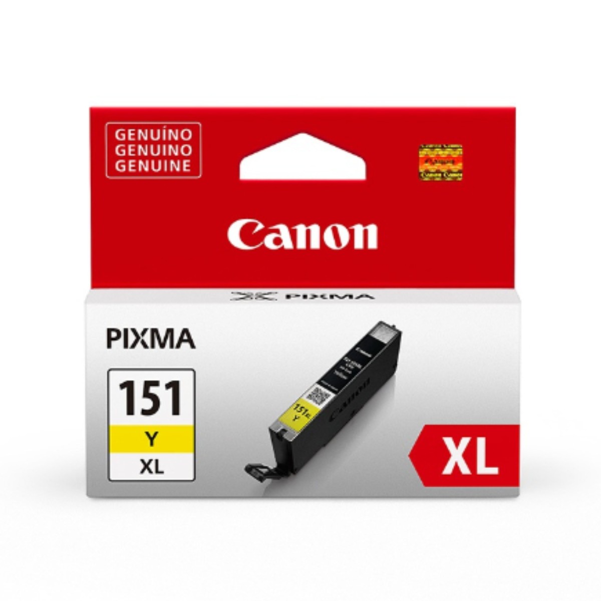 Cartucho Canon Amarelo - CLI-151 XL Y - para Impressoras iP7210 / iP8710 / iX6810 / MG5410 / MG5510 / MG5610 / MG7510 / MX721