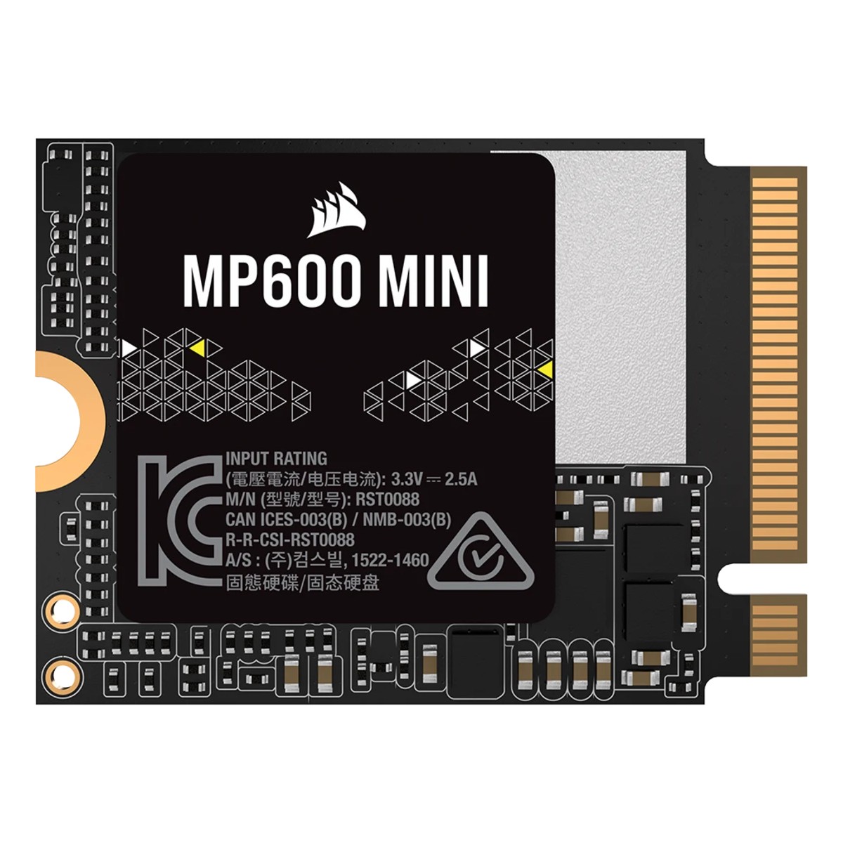 SSD M.2 1TB Corsair MP600 Mini - NVMe - Formato 2230 - Leitura 7.000MB/s - Gravação 6.200MB/s - CSSD-F1000GBMP600MNR2