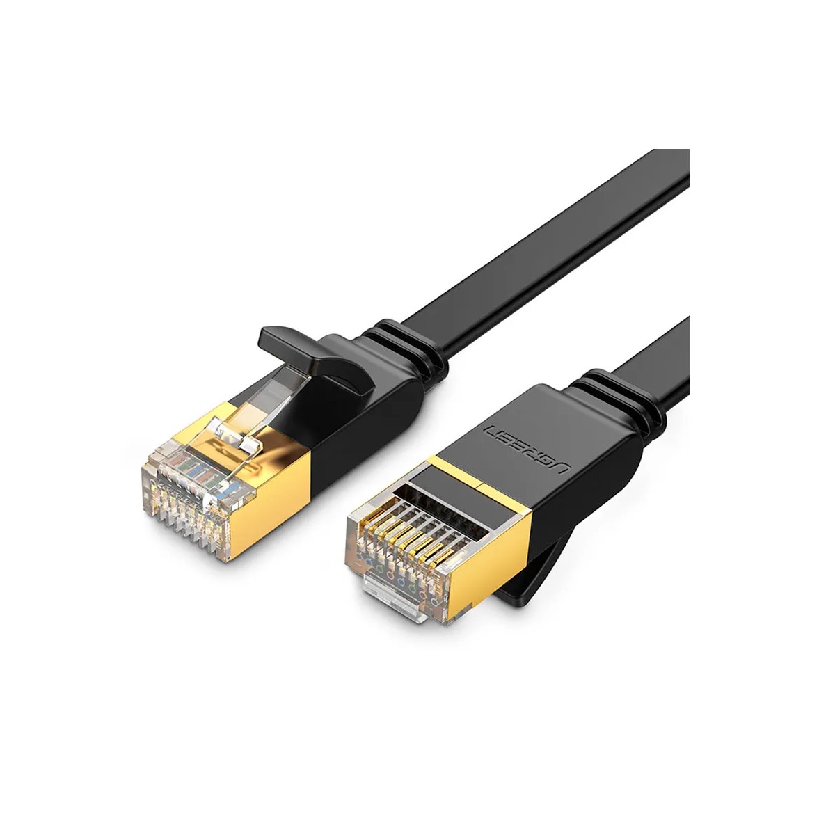 Cabo de Rede FTP (Patch Cord) RJ45 Cat 7 - Blindado - 3 metros - Preto - Ugreen 11262