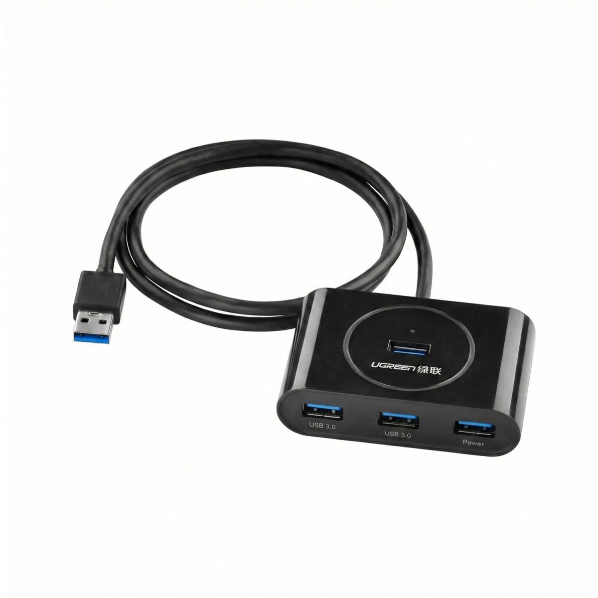 HUB USB 3.0 - 4 portas - 5Gbps - Ugreen 20291 - Preto