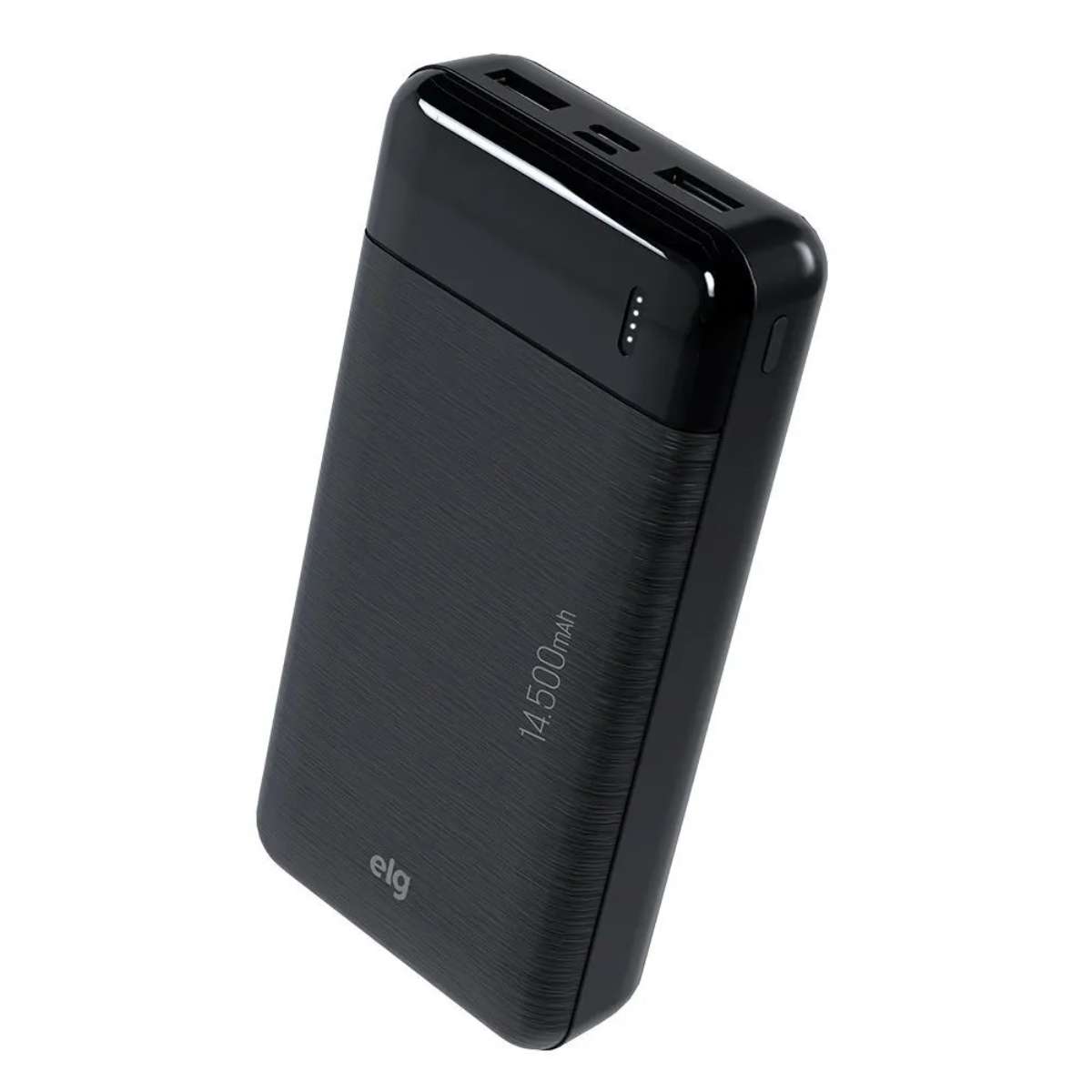 Power Bank Carregador Portátil ELG Essential PB14B5K - 10W - Quick Charge - 14500mAh - USB - Preto