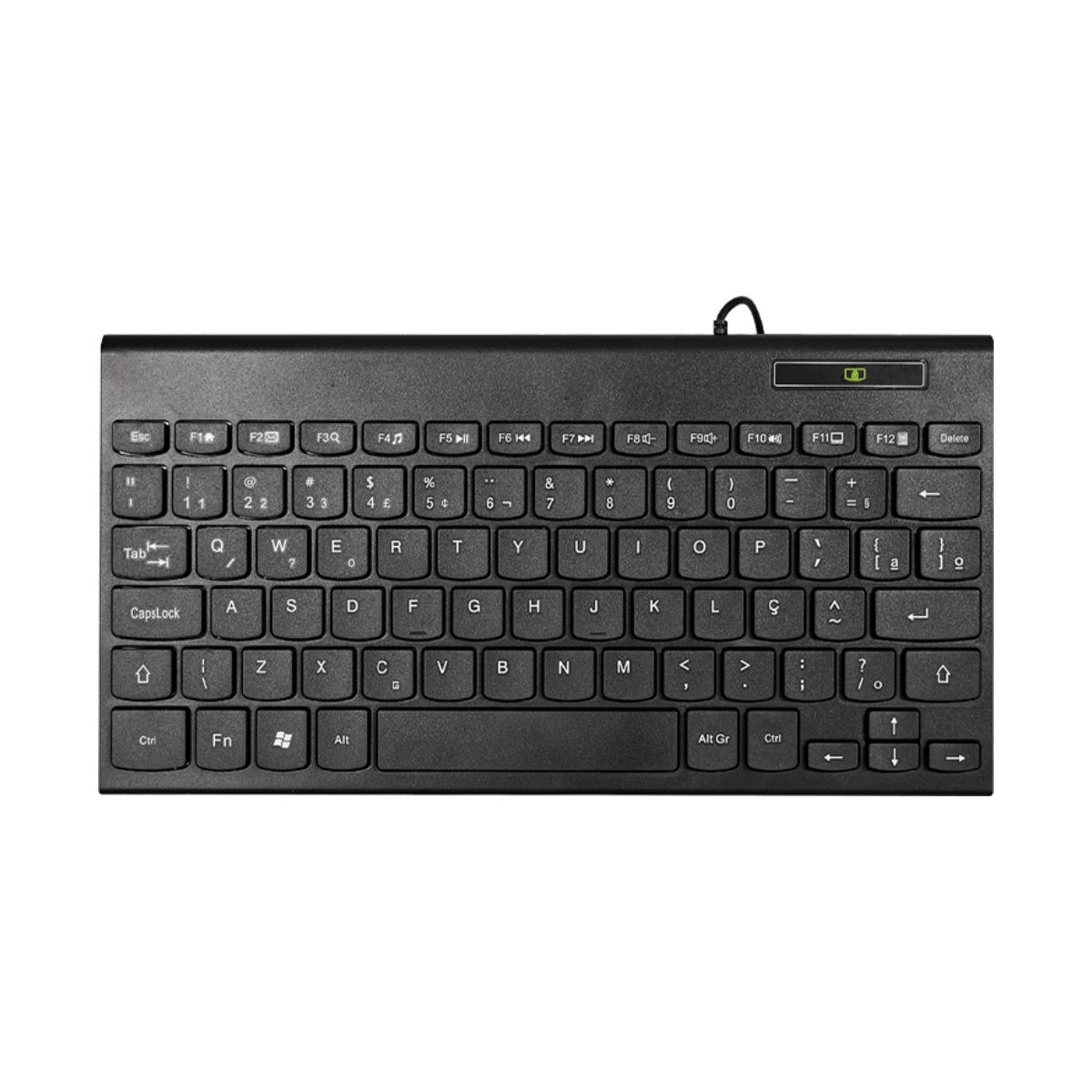 Teclado USB K-Mex KM3528 - ABNT2 - Rainbow - Preto - KM3528U0001CB0X