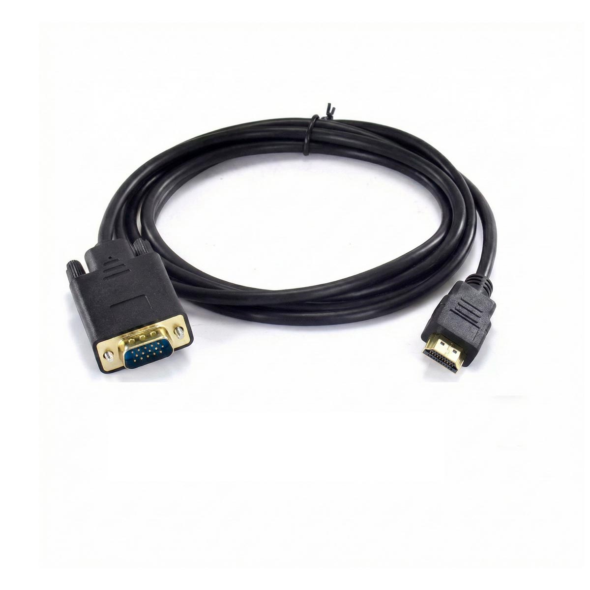 Cabo Adaptador Conversor HDMI para VGA sem Áudio - 1,8 metro (HDMI M X VGA M)