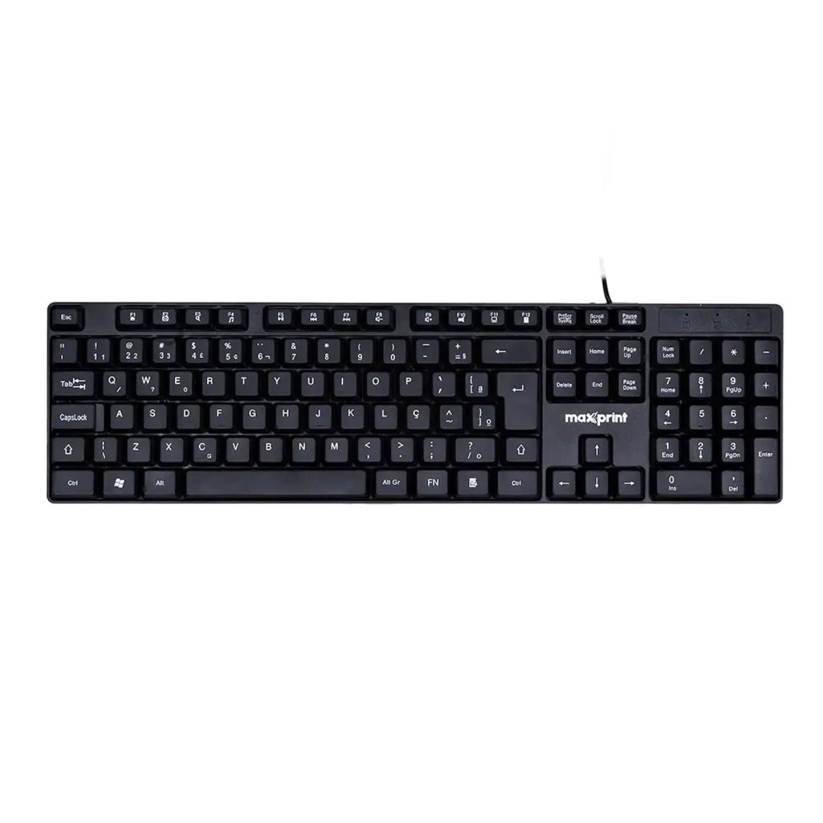 Teclado USB Maxprint OfficeEasy - ABNT2 - Preto - 60000153