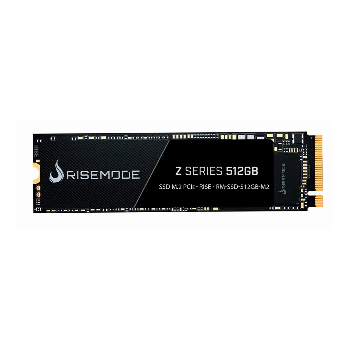 SSD M.2 512GB Rise Mode Z Series - NVMe - Leitura 3.100MB/s - Gravação 1.800MB/s - RM-SSD-512GB-M2