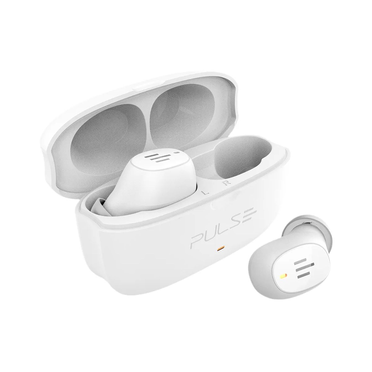 Fone de Ouvido Bluetooth Earbud Multilaser Pulse WB300 - TWS - Até 24h Reprodução - Branco - PH437
