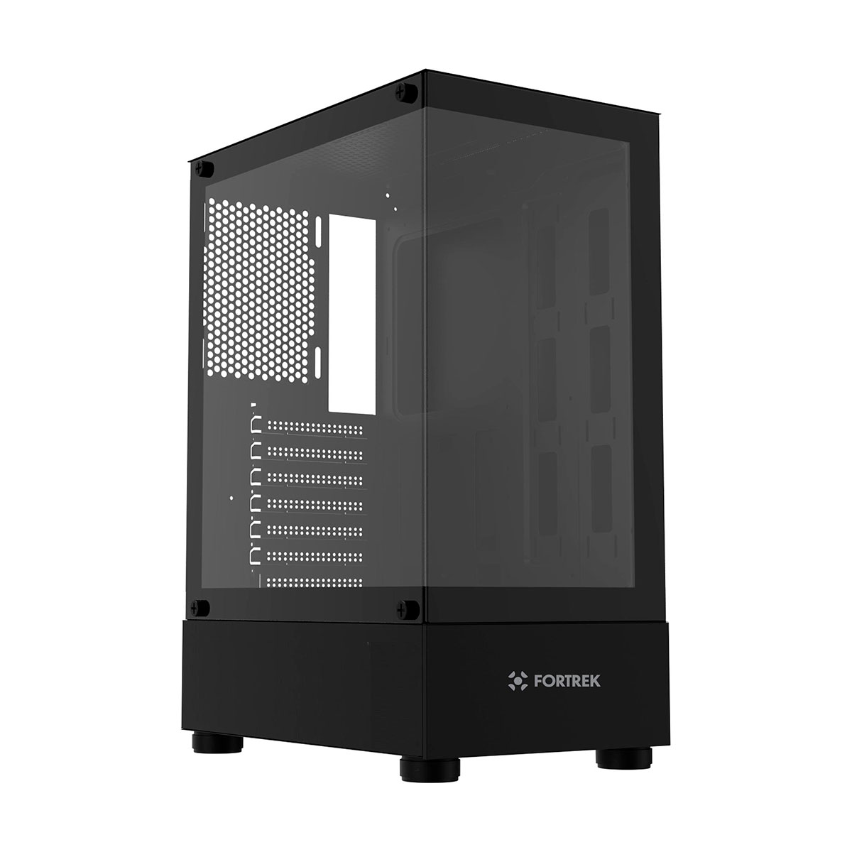 Gabinete Gamer Aquário Fortrek Cristal - Vidro Temperado - ATX - Preto - 86948