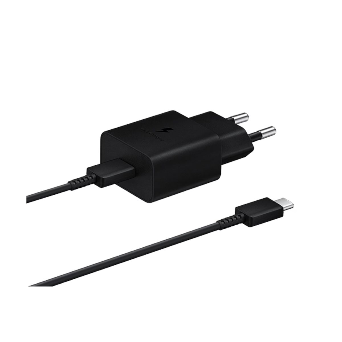 Carregador de Parede USB-C - Original Samsung - Com Cabo - 15W - Preto - EP-T1510XBPGBR