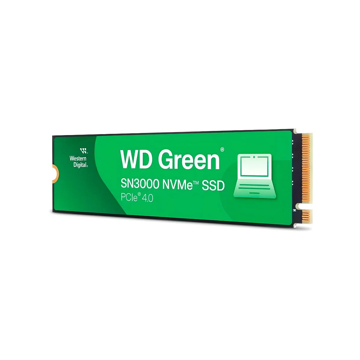 SSD M.2 1TB WD Green SN3000 - NVMe - Leitura 5.000MB/s - Gravação 4.200MB/s - WDS100T4G0E3