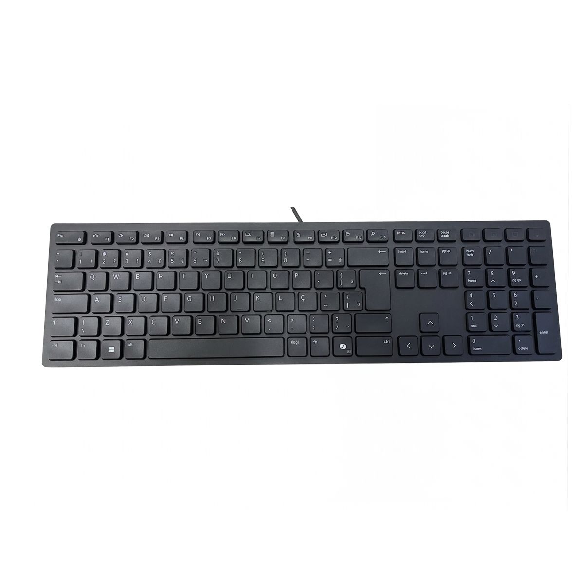 Teclado USB Dell Pro KB525C - ABNT2 - Retroiluminado - Preto - KB525C-BP-BCC