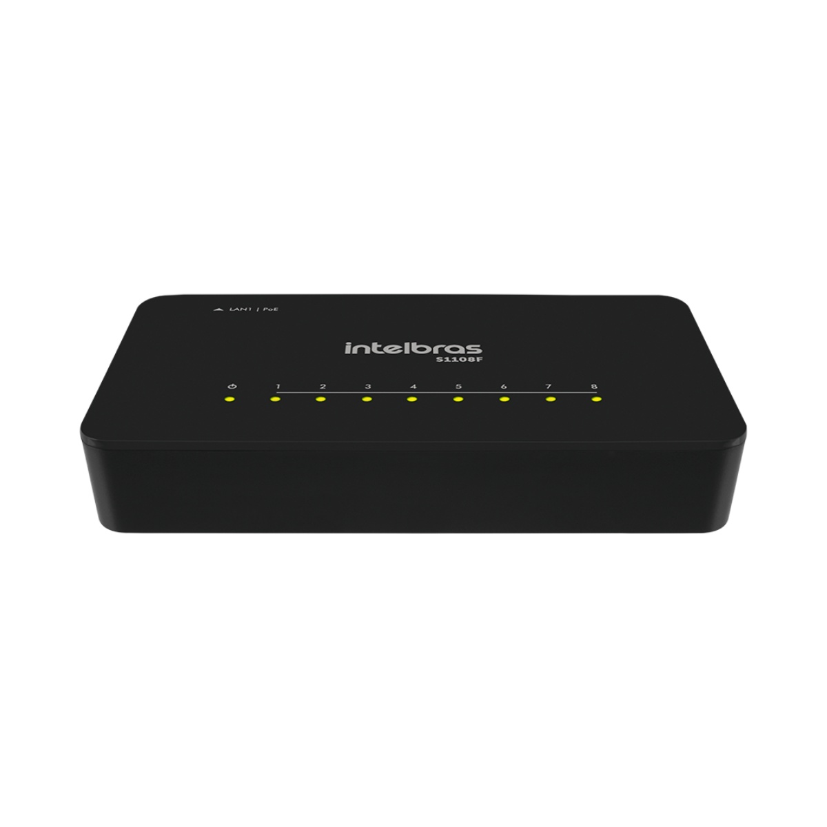 Switch 8 portas Intelbras S1108F - 100Mbps - LAN PoE Passivo - 4760117