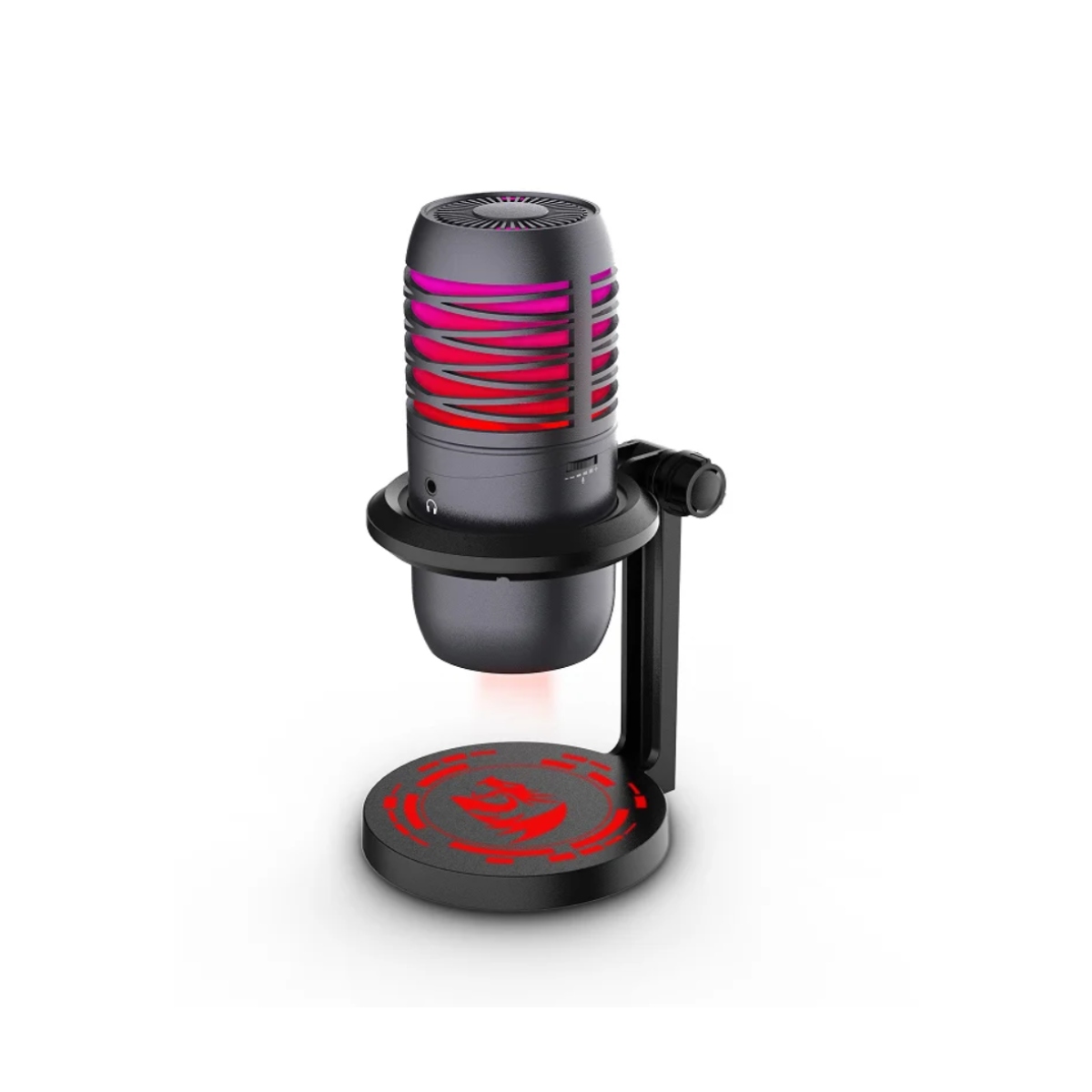 Microfone Gamer Redragon Nebula - Condensador - USB - Padrão Cardioide - LED 7 Efeitos - Botão Mute Touch - GM211