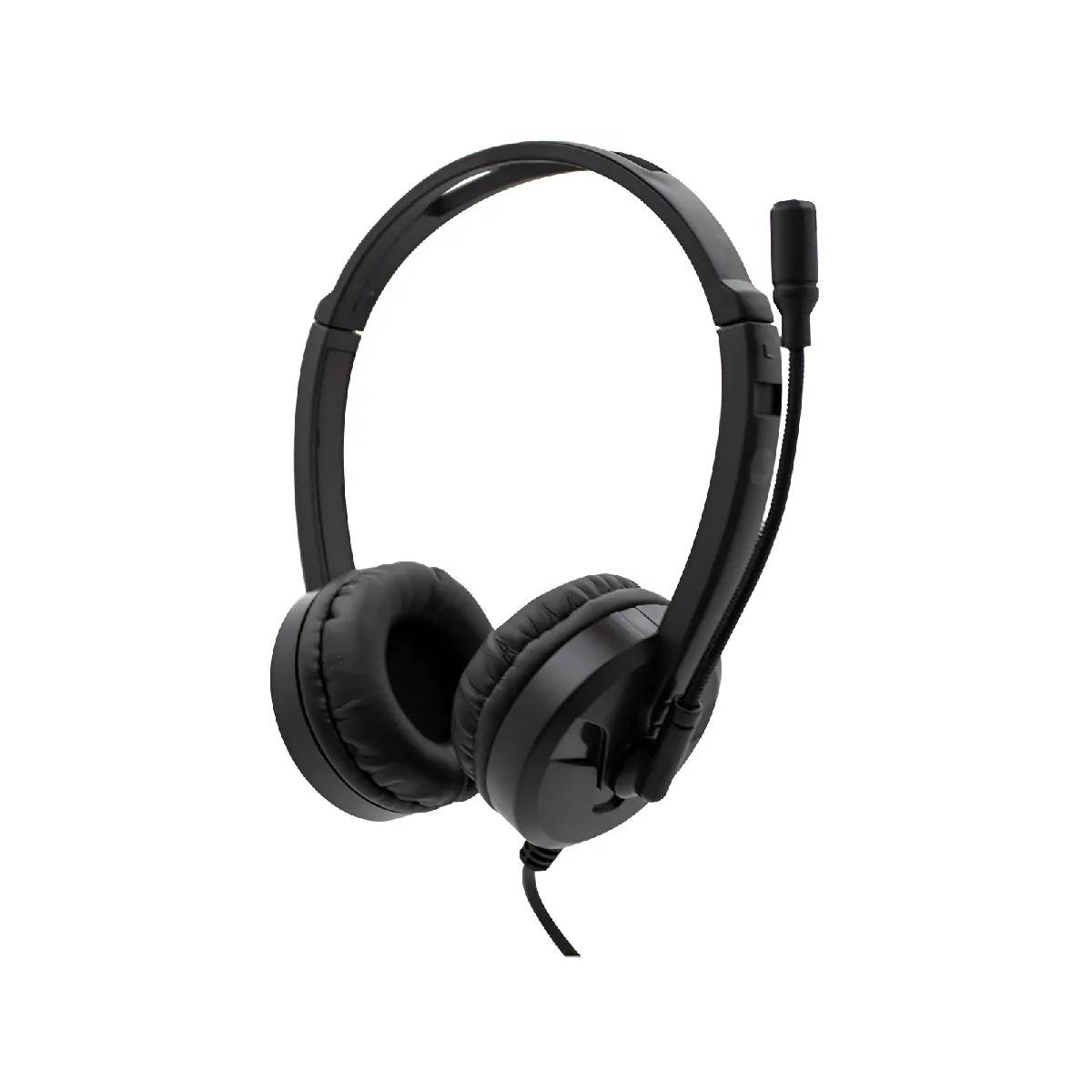 Headset HP P3 Office DHE-8009 - Conexão P3 4 Vias - Driver 40mm - Microfone Flexível - Preto - 194R3AA
