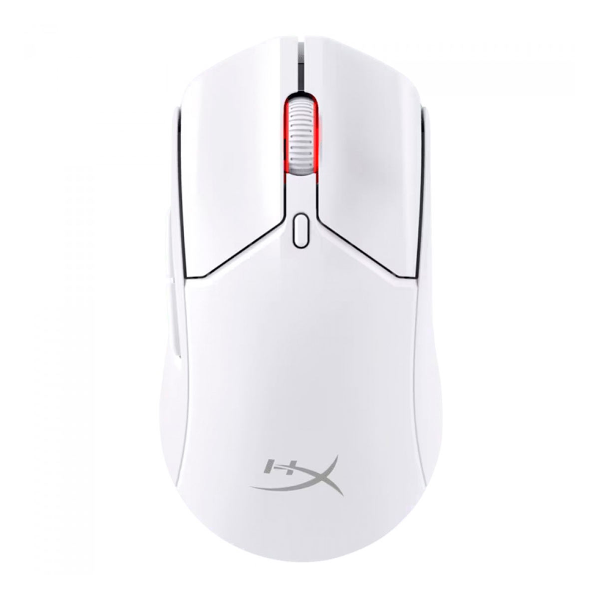 Mouse Gamer sem Fio HyperX Pulsefire Haste 2 - 2.4GHz e Bluetooth - 26.000dpi - Sensor HyperX 26K - 6 Botões - RGB - Branco - 6N0A9AA