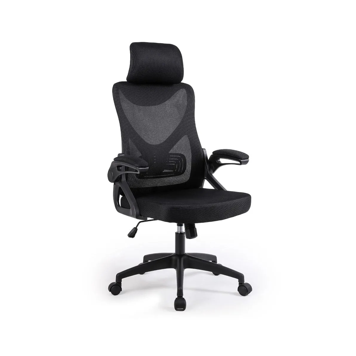 Cadeira de Escritório Get Flex Pro - Ergonômica - Suporte Lombar - Braço Retrátil - Sistema Relax - Preta - 72398