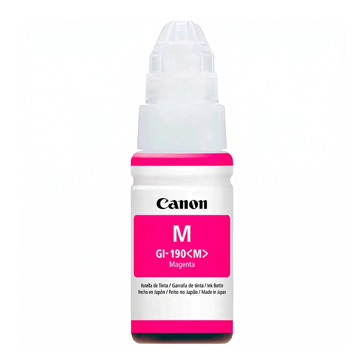 Refil de Tinta Canon GI-190M - 70ml - Magenta - Para Impressoras Pixma G1100 / G2100 / G3100 / G4100 - 0669C001AC