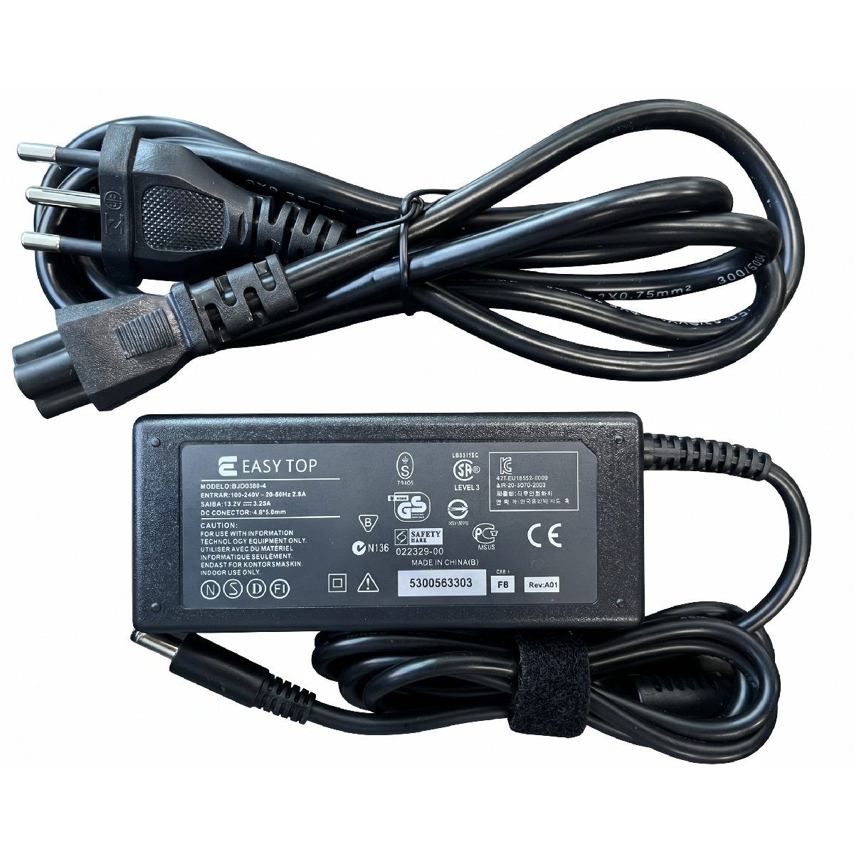 Fonte Carregador para Notebook Dell - 65W - 19.5V - 3.34A - Pino 4.5 x 3.0mm